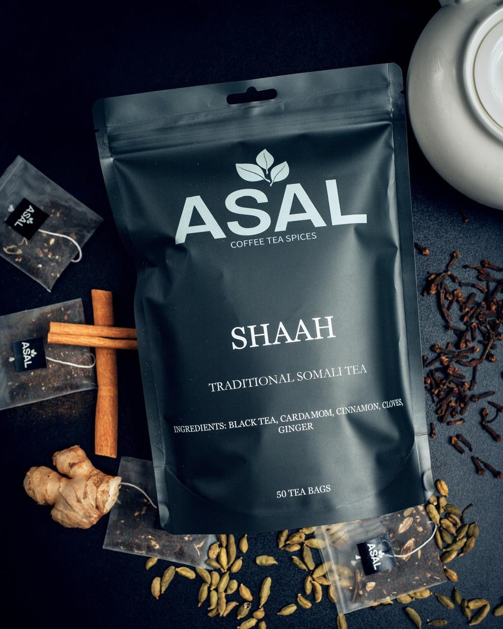 Shaah Traditional Somali Tea (50 Bags)
